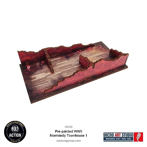 Micro Art Studio: WW2 Normandy Townhouse 1 HDF Prepainted Terrain