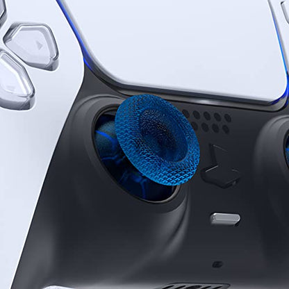 eXtremeRate Clear Blue Replacement Thumbsticks for PS5 Controller, Custom Analog Stick Joystick Compatible with PS5, for PS4 All Model Controller - Controller NOT Included - color: Clear Blue