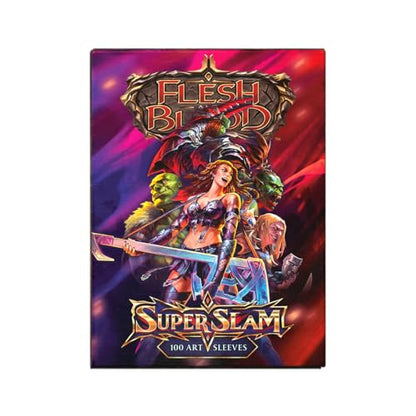 Dragon Shield | Matte Art Sleeves | Super Slam | 100 CT - Smooth & Tough Premium TCG Sleeves | Compatible with Pokemon, Flesh & Blood, One Piece & Magic the Gathering - color: Super Slam