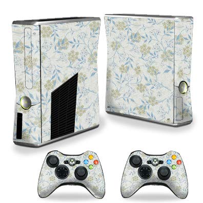 MightySkins Skin Compatible with Xbox 360 S Console - Jasmine | Protective, Durable, and Unique Vinyl Decal wrap Cover | Easy to Apply, Remove, and Change Styles | Made in The USA - color: Jasmine