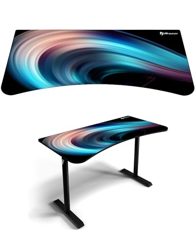 Arozzi Arena Gaming Desk Pad D009 | Full Desk Mouse Pad, Washable Desk Mat, Anti-Slip Rubber Base, Water-Resistant Surface - color: D009