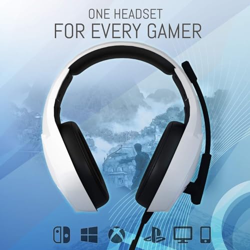 Orzly Gaming Headset (White) for PC and Gaming Consoles PS5, PS4, Xbox Series X | S, Xbox ONE, Nintendo Switch & Google Stadia Stereo Sound with Noise Cancelling mic - Hornet RXH-20 Siberia Edition - color: White