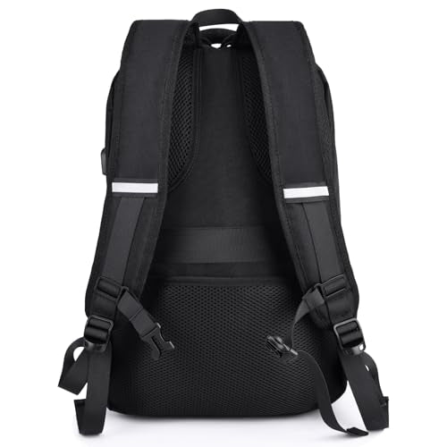 HILOMON Backpack with Insulated Lunch Compartment Cooler Bookbag Combo | 17" Laptop Compartment, USB Charging Port, Chest Strap, Anti-Theft Pocket, 2-in-1 Insulated Cooler Lunchbox Work Backpackbag