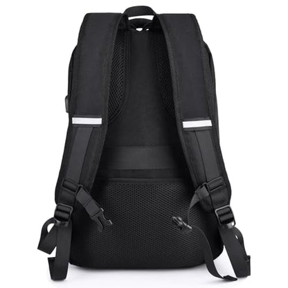 HILOMON Backpack with Insulated Lunch Compartment Cooler Bookbag Combo | 17" Laptop Compartment, USB Charging Port, Chest Strap, Anti-Theft Pocket, 2-in-1 Insulated Cooler Lunchbox Work Backpackbag