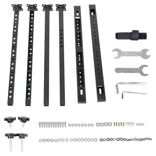 Hottoby Racing Simulator Cockpit Monitor Mount Fit for Logitech G25 G27 G923,for Thrustmaster T128X T248 T300 T458,for Fanatec,for One,for PC,NO Steering Wheel Sift Lever Pedals Seat and Race Frame