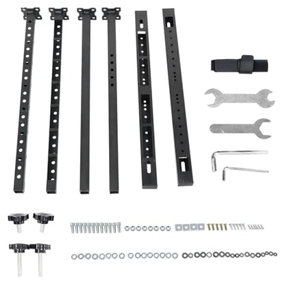 Hottoby Racing Simulator Cockpit Monitor Mount Fit for Logitech G25 G27 G923,for Thrustmaster T128X T248 T300 T458,for Fanatec,for One,for PC,NO Steering Wheel Sift Lever Pedals Seat and Race Frame