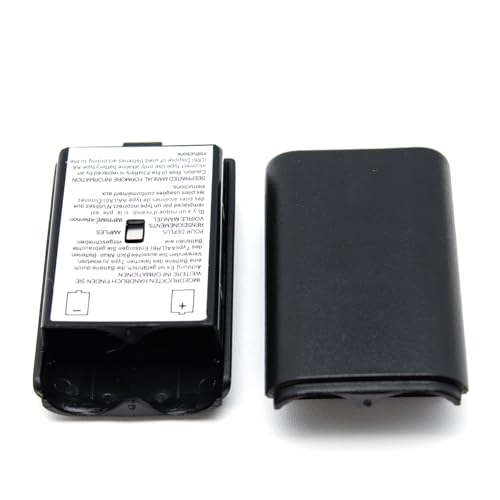 Surf turtle 4PCS Black AA Battery Back Cover Replacement Repair Parts for Wireless Game Controller