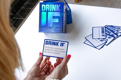 Drink IF… Adult Drinking Game for Parties + After Dark Expansion Set | Funny Icebreaker & Conversation Starter Card Game for Friends and Groups | Great for Game Night and Pregames| Fun Gift for Adults