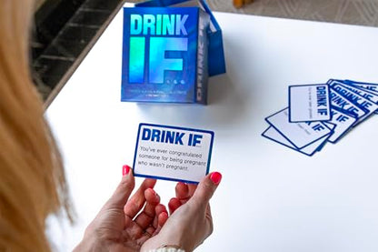 Drink IF… Adult Drinking Game for Parties + After Dark Expansion Set | Funny Icebreaker & Conversation Starter Card Game for Friends and Groups | Great for Game Night and Pregames| Fun Gift for Adults