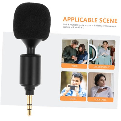 Bendable USB Microphone for Live Streaming and Recording Compatible Laptop and Mobile Phones Omnidirectional Mic Mute Button for Podcasting and Gaming
