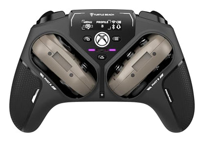 Turtle Beach Stealth Pivot Wireless Smart Game Controller Officially Licensed for Windows PC – Rotating Modules, Display Dashboard, Hall-Effect Sticks, Remappable Buttons, Bluetooth, 20-Hour Battery