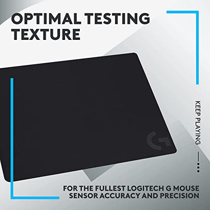 Logitech G240 Cloth Gaming Mouse Pad (340x280x1) - Black | 340x280x1, Optimized for gaming sensors, moderate surface friction - size: M, style: Cloth