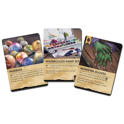Pencil First Games: The Siblings Trouble: Expanded Deluxe Edition - Cooperative Exploration Storytelling Card Game, Ages 12+, 2-5 Players, 30 Min