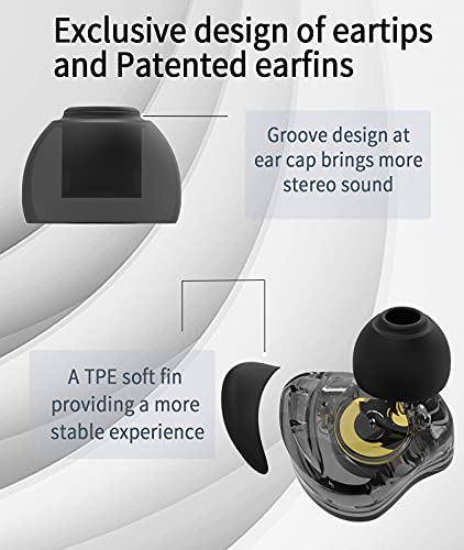 Kinboofi CCZ Melody Wired Headphones, Dynamic Hybrid Dual Driver in Ear Earphones 1BA+1DD HiFi Wired Headphones Musicians IEM Upgrade Deep Bass Suitable for Bass Vocals Pop Folk ACG (with MIC, Black)… - color: Dark, size: With Mic, style: With Mic