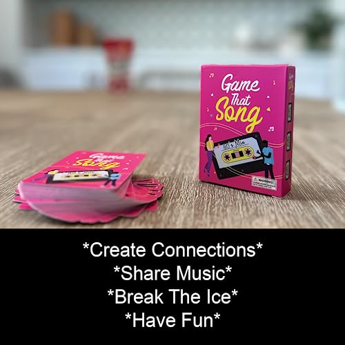 Game That Song 80's Mix Expansion - 50 New Cards - Music Card Game for Family, Adults, and Teens. Hilarious, Addictive, and Competitive Fun for Game Nights! - style: 80's Expansion