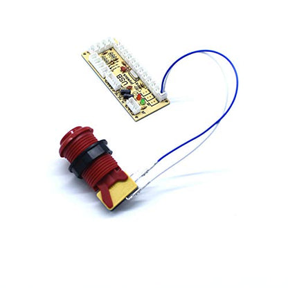 Arcity 20 Pcs Arcade Button Wires Harness Cable for Zero Delay USB Encoder PCB with 0.187" 4.8mm Terminals Compatible with Micro Switches HAPP Style Arcade Buttons Joysticks New - color: 0.187 inch(4.8mm)