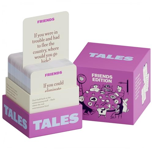 TALES 150 Conversation Cards, Friends Edition, Get to Know Your Friends - color: Friends Edition