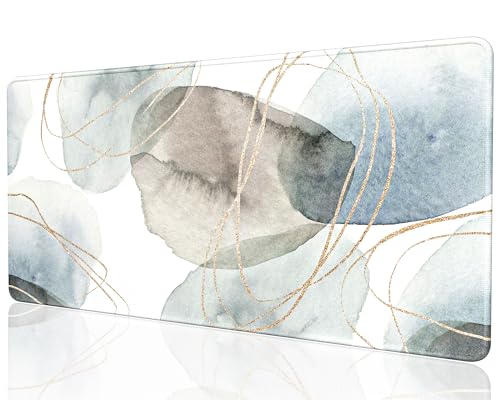 Desk Mat, 32" x 16" XXL Extended Large Gaming Mouse Pad, Desktop Decor Desk Pad, Cute Men Women Office Supplies and Accessories, XL Mouse Mat for Laptop & Keyboard, Minimalism Abstract Art - color: Minimalism Abstract Art, size: 32L x 16W inches