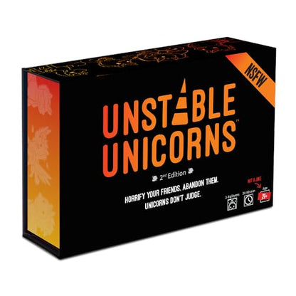 Unstable Games - Unstable Unicorns NSFW Card Game - A strategic card game and party game for adults with drinking rules available (for ages 21+) - style: NSFW Base Game