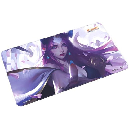 Riftbound: League of Legends - Playmat: Irelia -TCG Spiritforged Spirit Blossom, 24x14, Neoprene, Character Art, Tabletop Trading Card Game Accessory - style: Irelia