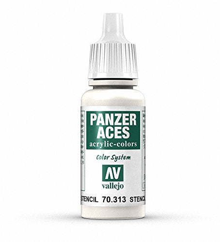 Vallejo Acrylic Paint, Stencil, 17ML (VJ70313) - color: Stencil