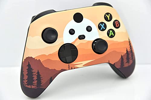 Wireless Custom Controller Compatible with PC, Windows 10+, Series X/S & One (Series X/S Mountain Sunset) - color: Series X/S Mountain Sunset