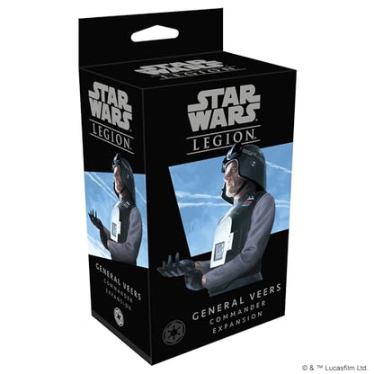 Star Wars: Legion General Veers COMMANDER EXPANSION - Lead Imperial Forces to Victory! Tabletop Miniatures Strategy Game, Ages 14+, 2 Players, 3 Hour Playtime, Made by Atomic Mass Games - style: Galactic Empire Expansions: General Veers