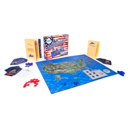 American Elections U.S. History & Civics Board Game – Learn State Facts, Geography & Government – Educational Family Board Game – Fun Board Games for Adults, Kids Ages 10+ Years Old
