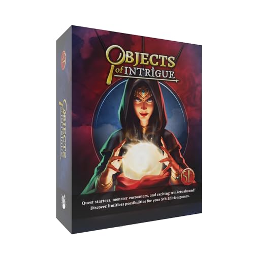 Nord Games: Objects of Intrigue: Boxed Set - 5e RPG Storytelling Cards, 300 Tarot Sized Cards for Different Environments, Roleplaying Game, 5e D&D - style: Objects