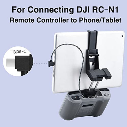 1FT+ 0.5FT(2 pack) USB C to USB C Remote Controller Cable for IPhone 17/16/16e/15 Pro Max, DJI Mavic 3/4 Pro/Air 2/2S, Mini 2/3/4/5 Pro,RC-N1,RC Pro to Tablet Cable 90 Degree Data OTG Cord Accessories - style: USB C to USB C