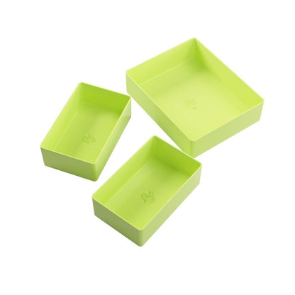 Token Silo Card Add On - 3-Piece Set of Game Trays, Holds Game Cards, Tokens, Dials and Dice, Organize LCG, TCG and Board Game Accessories, Modular Design, Lime Color, Made by Gamegenic - color: Lime Green