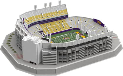 Pro Lion 3D Jigsaw Puzzle of Tiger Big Stadium Construction Building Kits - 88 Pieces | LSU Tigers Football League Gifts for Boys, Adults, Men & Kids Aged 7+ | Puzzles Games Kit for Creative Fans - style: Sport, Realistic