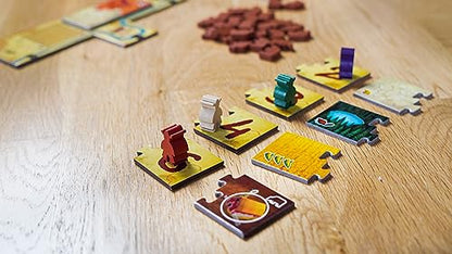 Strategy Board Game, Kingdomino Mechanic with a Twist, Tabletop Game for Kids Teens Adults and Family Game Nights, Ages 8+, 2-4 Players, Moon River by Blue Orange Games - style: Moon River