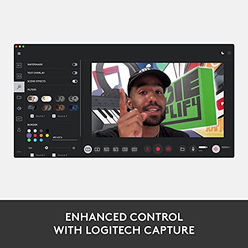 Logitech StreamCam Premium Webcam for Streaming and Content Creation, Full HD 1080p 60 fps, Works with Microsoft Teams, Google Meet, Zoom, Nintendo Switch 2’s new GameChat mode, for PC/Mac – Graphite | For streaming and content creation, works with Micros