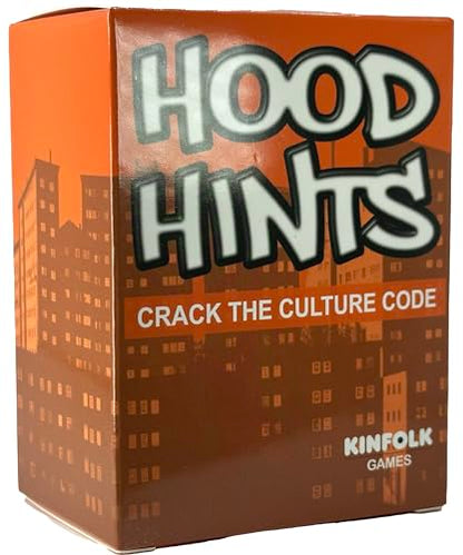 Kinfolk Hood Hints Black Culture Unleashed Charades Game - Connect & Laugh with Culturally Rich Cards - History & Culture in Every Card - The Charades Game for Family that Speaks to Our Great Stories