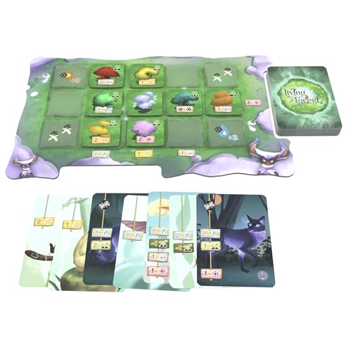 Pegasus Spiele Living Forest | Tile-laying strategy board game; family game night favorite; strategic resource management gameplay for all ages