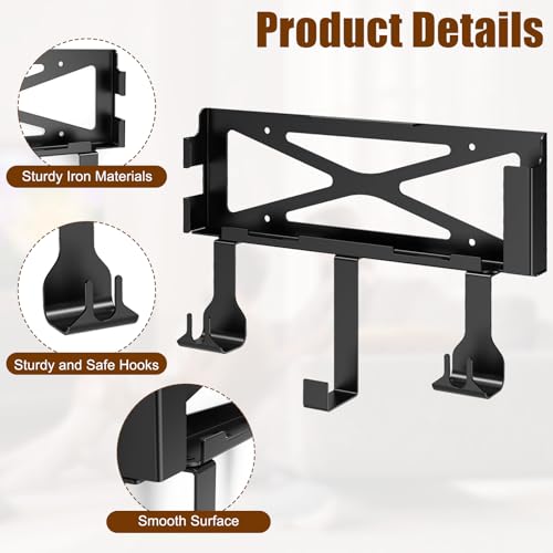 PS4 FAT Wall Mount Bracket, Wall Mount Compatible Only with PS4 Original Old Model CUH-1000/1100/1200, with 2 Controller Holders & Headset Hanger, Space Saving TV Side Mount