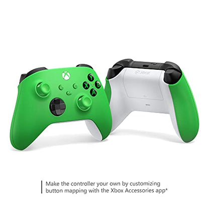 Xbox Wireless Controller – Velocity Green Series X|S, One, And Windows Devices (Renewed)