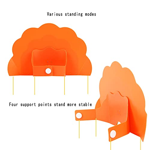 Hands-Free Card Holders for Kids: 4 PCS Portable Set Poker Parties | 20-30 cards | reusable BPA-free light plastic | hands-free kids/adults ideal travel/party/family nights | dual-slot fan view - size: Set of 4