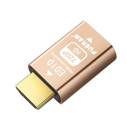 Pass-Through EDID Emulator for use with Video splitters, Switches and Extenders (fit-Headless) HDMI compatible-1280X720@59Hz