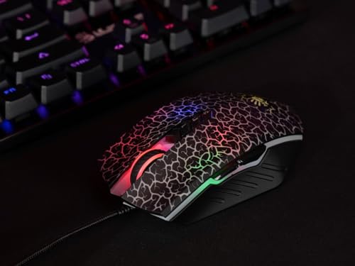 Bloody Optical Gaming Mouse with Light Strike (LK) Switch & Scroll - Fully Programmable and Advance Macros (A70 II) - color: A70