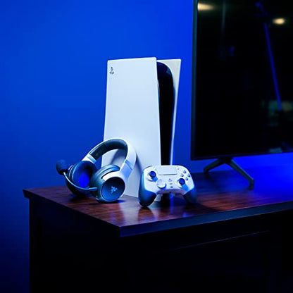 Razer Wolverine V2 Pro Wireless Gaming Controller for PlayStation 5 / PS5 PC: HyperSpeed Wireless - Mecha-Tactile Action Buttons - 8-Way Microswitch D-Pad - 6 Remappable Buttons - Chroma RGB - White - color: White