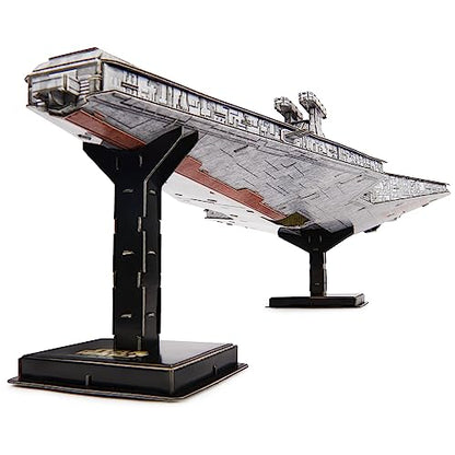 4D Build Star Wars Deluxe Venator-Class Star Destroyer 3D Model Kit, Star Wars Collectibles & Desk Decor, Adult Puzzle, Building Toys, 288 Pieces, 3D Puzzles for Ages 12 & Up - style: Deluxe Venator-Class Star Destroyer 288 pcs