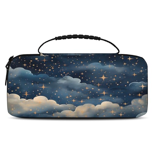 Adornori Cloud Galaxy Carry Case Compatible with Nintendo Switch 2, with 20 Games Cartridges, Space Nebula Stars Portable Travel Carrying Case Pouch for Accessories & Games - color: Multicolor 14