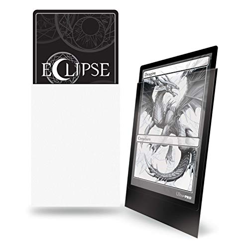 Ultra Pro E-15612 Eclipse Standard Matte Sleeves 100 Pack-Arctic White - color: Arctic White