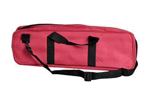 The House of Staunton Deluxe Chess Bag - by US Chess Federation - color: Burgundy