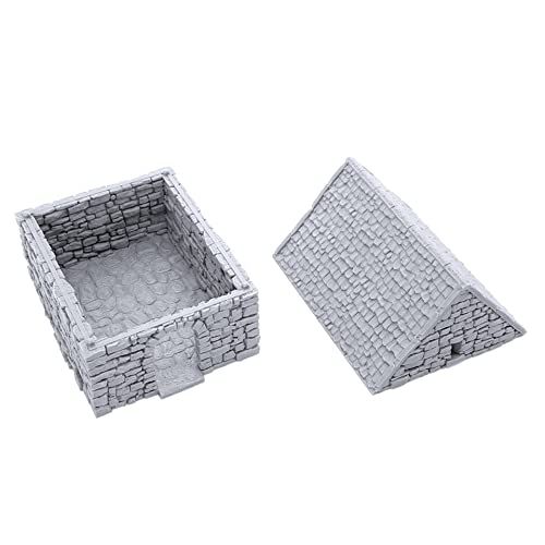 Small Rustic Barns by Printable Scenery, 3D Printed Tabletop RPG Scenery and Wargame Terrain 28mm Miniatures