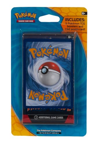 Pokemon TCG: 3 Booster Packs & 1 Random Foil | Includes 3 Blister Packs of Random Cards & 1 Individually Packed Holofoil Promo Card, 097712556710 - style: 3 Boosters + 1 Foil