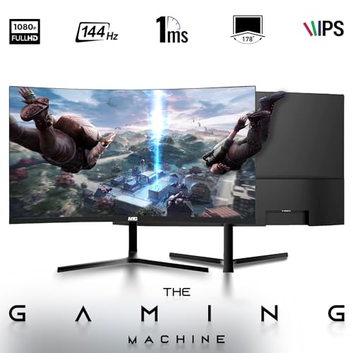 Dell Desktop PC Gaming Bundle - Core i7, 16GB RAM, 512GB SSD, 24-inch Curved Monitor, GT 1030, RGB Keyboard with AI-Enabled Copilot Key, Mouse, RGB Headphone, Webcam, Wi-Fi, Win 11 Home (Renewed) - size: 24 Inch Curved, style: GT 1030