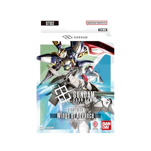 Bandai ST02 Gundam Card Game Starter Deck Wings of Advance (Japanese Version) - style: Wings of Advance